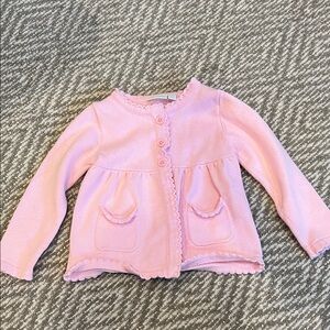 JoJo Maman Bebe Pink Cardigan